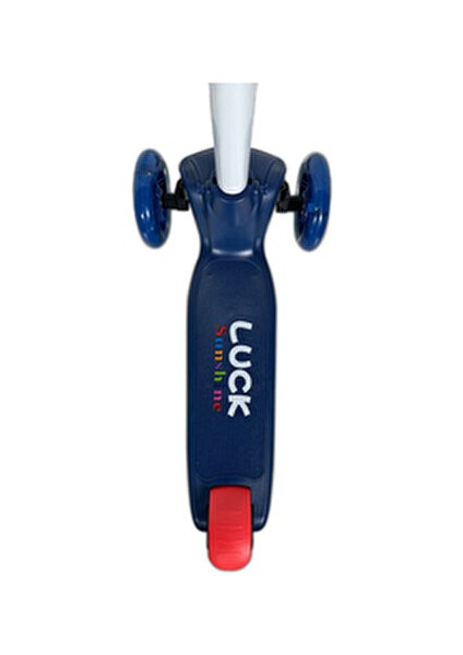 HT288 Işıklı 3 Tekerli Yeni Nesil Scooter Lacivert - Işıklı Tekerlekler