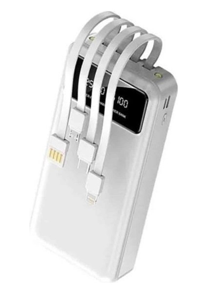 4 Çıkışlı 20.000 Mah Powerbank Taşınabilir Çoklu Giriş fırsatları