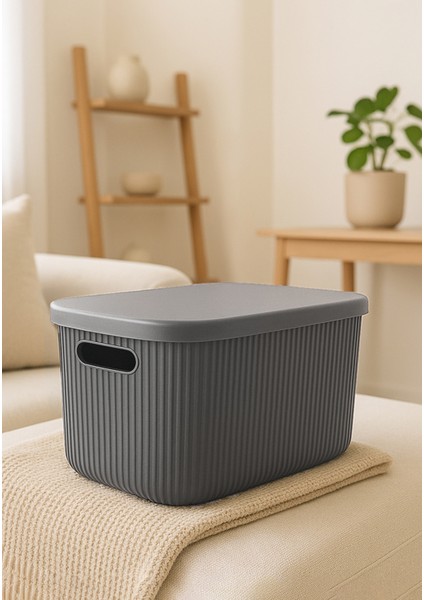 Kapaklı Plastik Çok Amaçlı Organizer Kutu 25x18x16 cm – Ev ve Ofis Düzeni İçin Kullanışlı Depolama modelleri