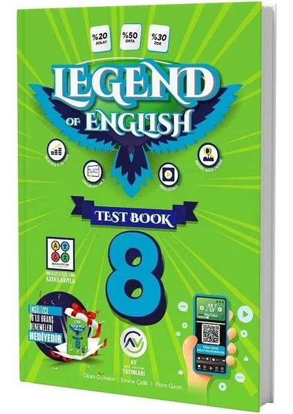 Av 8. Sınıf Ingilizce Legend Of English Test Book