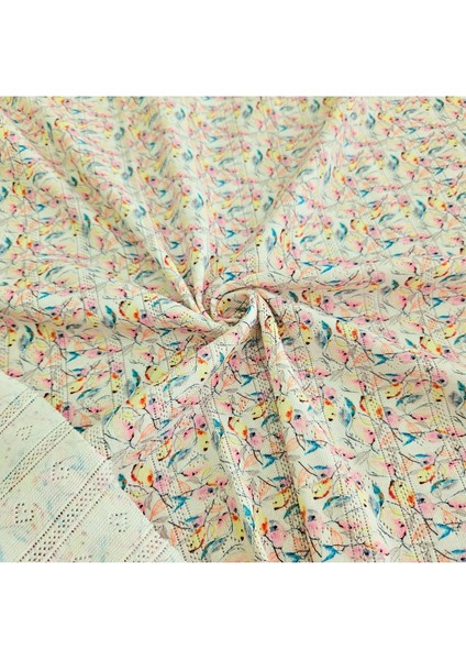 Delikli Ribana Kumaş | 100% Pamuk | 93322_V3