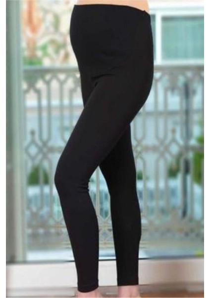 Kadın Siyah Lohusa Tayt