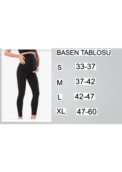 Siyah Ayarlanabilir Bel Hamile Taytı modelleri