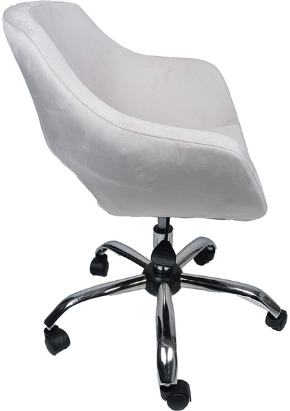 Krom Metal Ayaklı | Ofis, Çocuk Odası, Çalışma Sandalyesi (Ayarlanabilir) Baby Face Kumaş Monaco modelleri