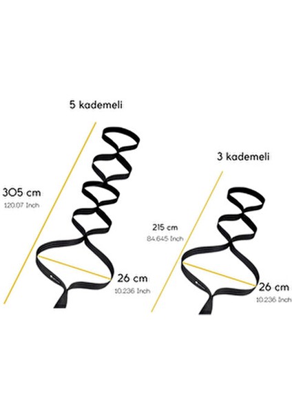 Kademeli Halatlı Barfiks Halkası Sarı Jimnastik Halkası Siyah Kayış (3 Kademeli) fırsatları