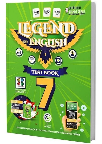 Av 2026 7. Sınıf Ingilizce Legend Of English Test Book