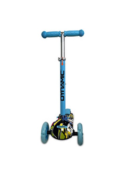 HT288 Mavi Işıklı Tekerlekli 3 Tekerli Yeni Nesil Scooter 6-12 Yaş Arası İçin indirimleri