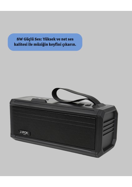 J-Ipox P520 Taşınabilir Bluetooth Hoparlör Güçlü Ses + Radyo fiyatları