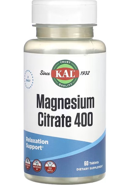 Magnesium Citrate 400 60 Tablet