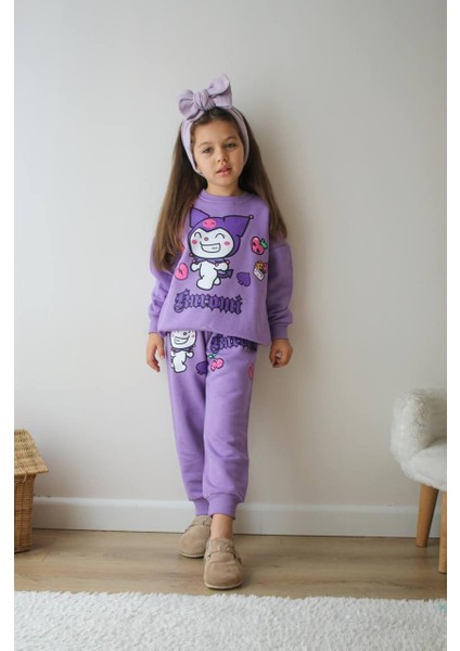 Karakterli Kız Çocuk Ikili Eşofman Takımı