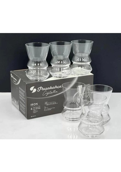 22719 Iron Kristal Çay Bardağı 6'lı