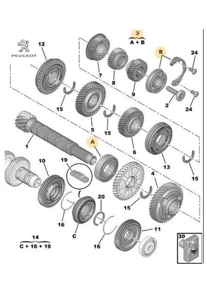 Kamali Mil Rulman Kiti Boxer 07-> Peugeot Lancıa, Peugeot, Fıat, Cıtroen 2372.85