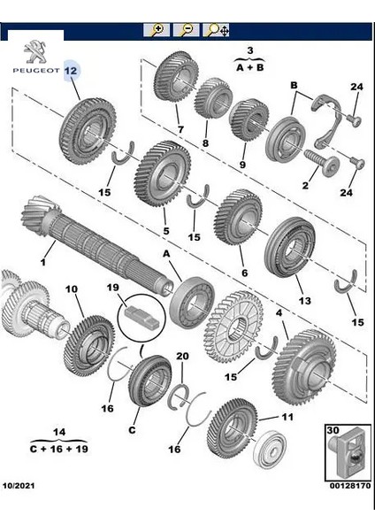 Senkromenç (1-2) Mlgu Şanzuman Tüm Seri 2323.E5