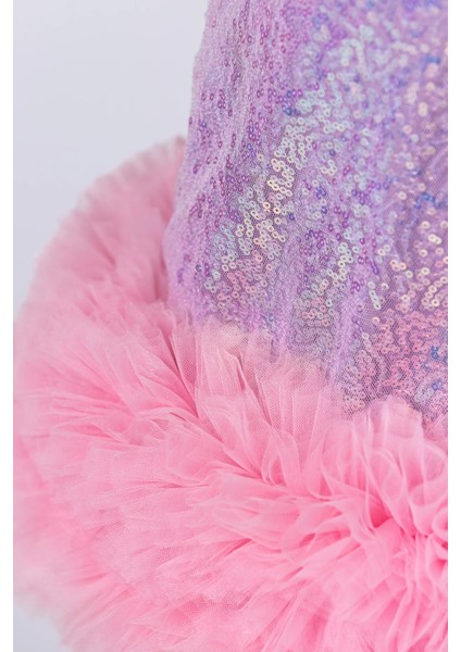 Pullu ve Tüllü Şık Kız Çocuk Elbise fırsatları