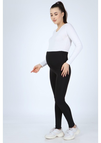 4406-HAMILE Giyim Parlak Yünlü Dalgıç Tayt fiyatları