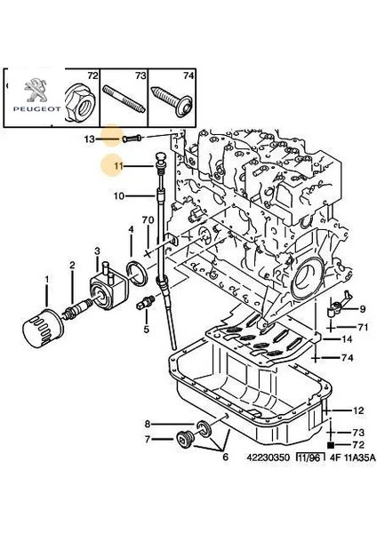Yağ Çubuğu DJ5-DJ5TED Peugeot 1174.16