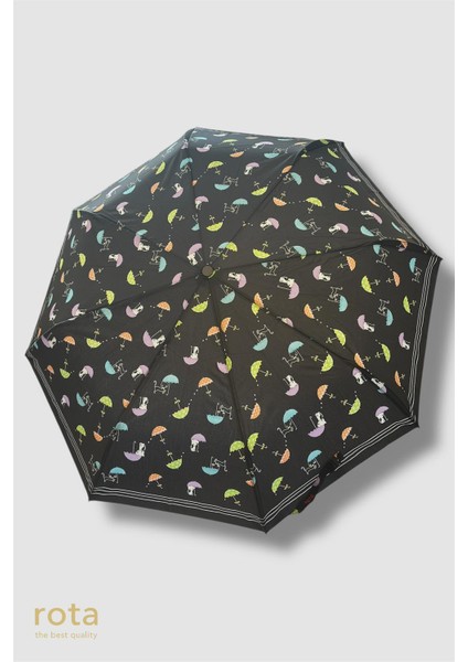 Tam Otomatik 8 Telli Dayanıklı Fiber Tel Şemsiye - RT-3020W - Şemsiye Tutan Kedi fiyatları