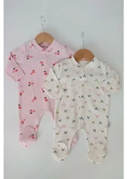 100 % Soft Kalp Pamuk 2 Li Patikli Tulum