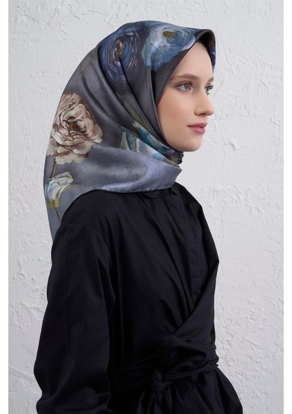 Çiçek Desenli Saf Ipek Twill Eşarp 9419D 36 fiyatları