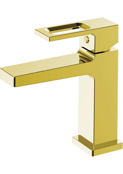 Parlak Gold Lavabo Bataryası