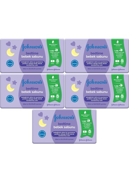 Baby Bedtime Natural Bebek Sabunu 90GR (5 Li Set)