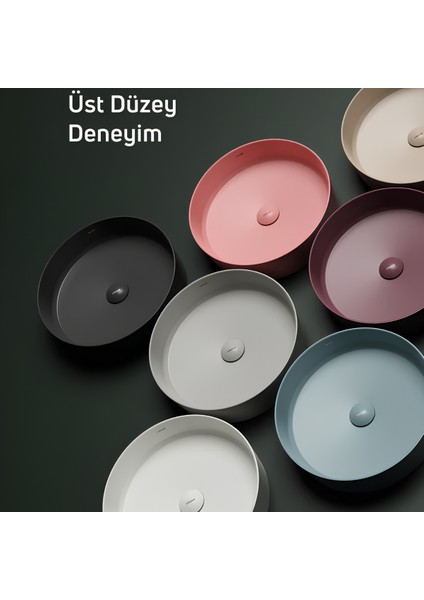Loop Oval Beyaz Deliksiz Lavabo 45 Cm LP145 modelleri