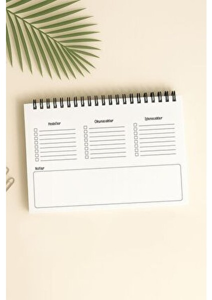 Haftalık Planlayıcı A5 Defter, Esnek Ince Karton Kapaklı, 1 Yıllık Planlayıcı, Mor Fiyonk fırsatları