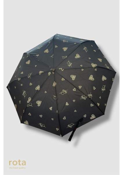 Tam Otomatik 8 Telli Dayanıklı Fiber Tel Şemsiye - RT-3020W - Büyük Kalp fiyatları