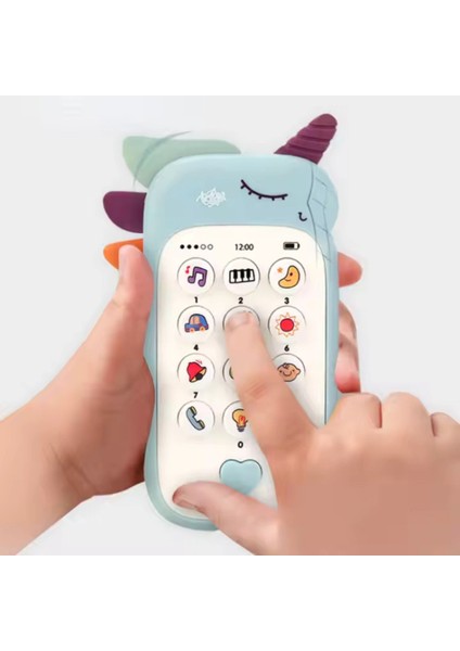 Bebek Eğitici Müzikli Oyuncak Telefon - Diş Kaşıyıcı (Mavi Renk) fiyatları
