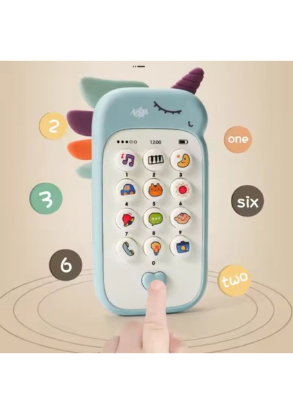 Bebek Eğitici Müzikli Oyuncak Telefon - Diş Kaşıyıcı (Mavi Renk) modelleri