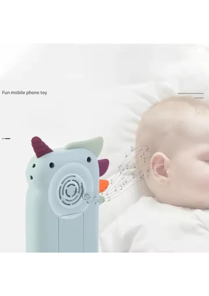 Bebek Eğitici Müzikli Oyuncak Telefon - Diş Kaşıyıcı (Mavi Renk) indirimleri