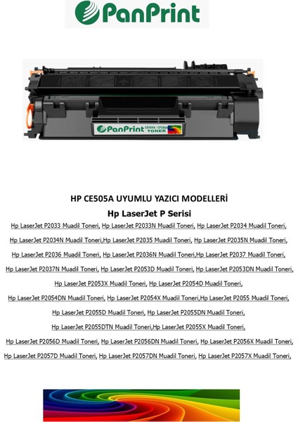 Hp Laserjet P2033 Muadil Toneri fiyatları