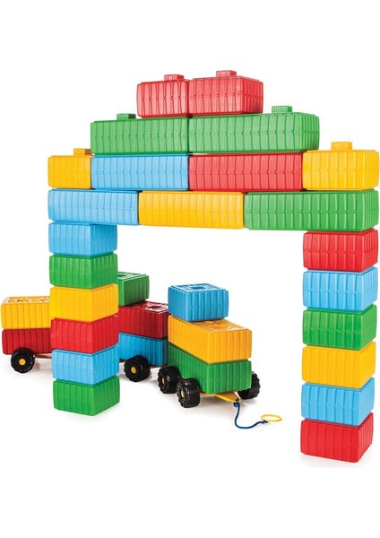 03251 Tuğla Blok ve Araba Seti S172117281