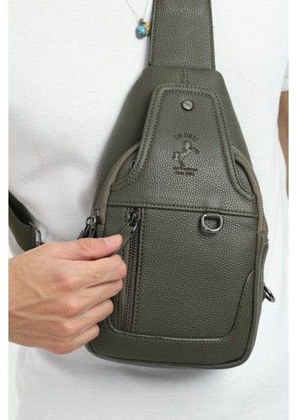 Haki Lüks Ayarlanabilir Çapraz Askılı Omuz Çantası Çapraz Çanta modelleri