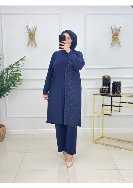 Kadın Tesettür Takım 2'li Tunik & Pantolon Takımı