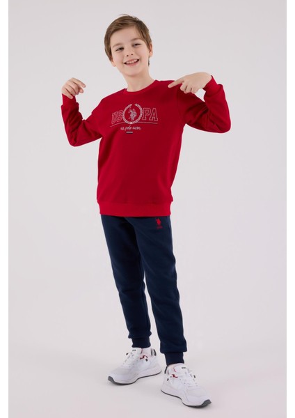 US2232 - Kırmızı - U.s. Polo Assn Kids Erkek Eşofman Takımı modelleri