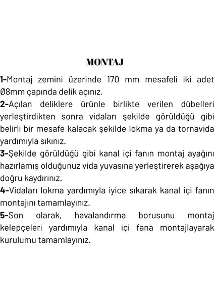 Aırcol Kf - 125 Yuvarlak Kanal Tipi Aspiratör fırsatları