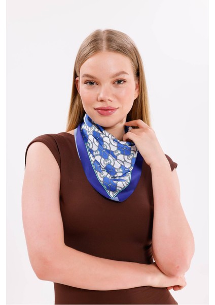 Sapphire Zincir Model Fular Estascarf 48 x 48 cm modelleri