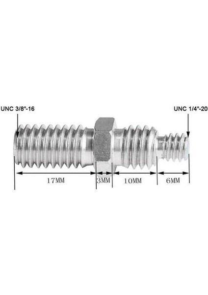 Oem Marka SC15 Monopod Vidası 1/4'' Erkek 3/8'' Erkek fiyatları