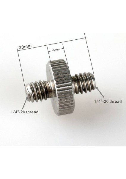 1879 1/4'' Dişli Çift Başlı Vida 5 Adet fiyatları