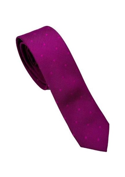 Açık Mor Puantiye Desen Slim Kravat fiyatları