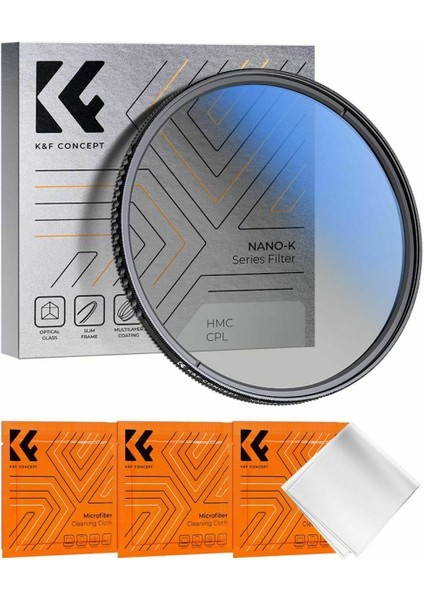 K&f Concept Nano-K Serıes 62MM Hmc-Cpl Filtre Ultra Ince Çok Kaplamalı