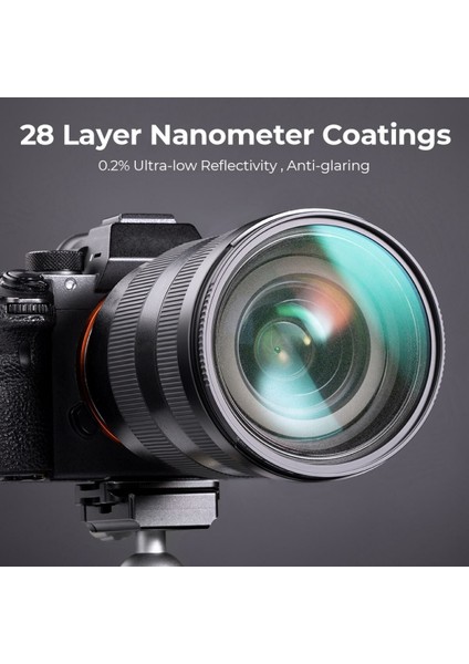 K&f Concept 82MM Nano-X Magnetic MRC-ND1000 / Mrc-Cpl / Mrc-Uv Filtre Seti fırsatları
