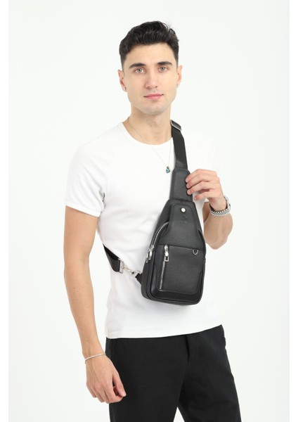 Hakiki Deri Siyah Omuz Çantası Erkek Omuz Çantası Erkek Çapraz Çanta modelleri