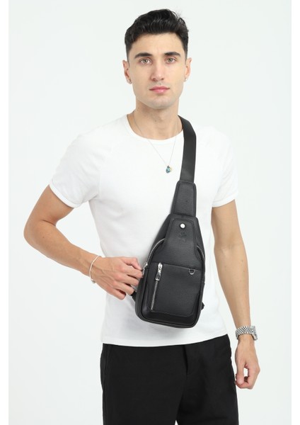 Hakiki Deri Siyah Omuz Çantası Erkek Omuz Çantası Erkek Çapraz Çanta fırsatları