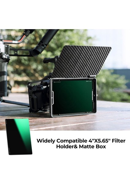K&f Nano-X Nd4 (2 Stop) 4x5.65 Filtre Tilta Smallrig ve Diğer Matbox ile Uyumlu Hd Optik Cam indirimleri