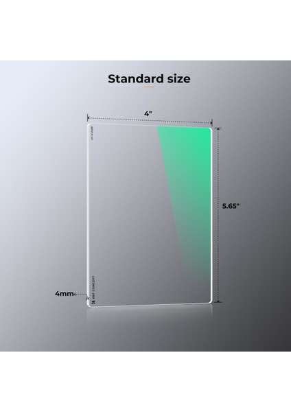 K&f Nano-X Mcuv 4x5.65 Filtre Tilta ve Smallrig ve Diğer Matbox ile Uyumlu 4mm Hd Optik Cam modelleri