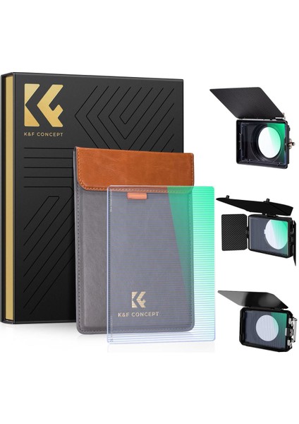 K&f Nano-X Mavi Çizgi 4x5.65 Filtre Tilta ve Smallrig ve Diğer Matbox ile Uyumlu 4mm Hd Optik Cam modelleri
