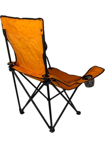 0316 Katlanır Kamp Sandalyesi - Turuncu indirimleri