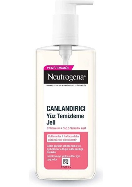 Canlandırıcı Yüz Temizleme Jeli 200 ml - Canlandırıcı Günlük Peeling Jel 150 ml 2'li Set fiyatları